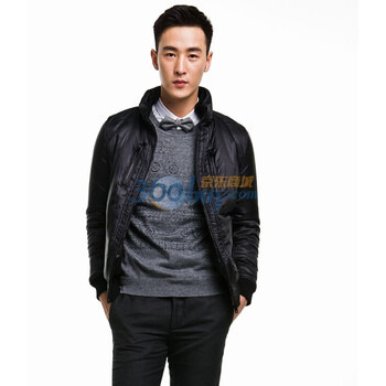 PEACEBIRD太平鸟棉褛80610446006 黑色 XXXL