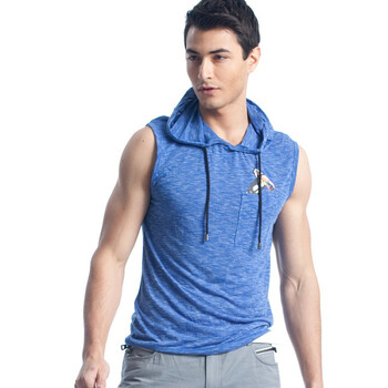 2AM凌晨两点 男装休闲背心4112143011 蓝色 185/104A/XL