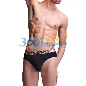 MasaMaso玛萨玛索 内衣 莫代尔男式性感三脚裤 4861 黑色 185/100