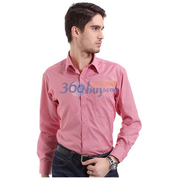 POLO VILLAE保罗威特商务休闲男士红格修身新品长衬 PFDCHADCF901 43