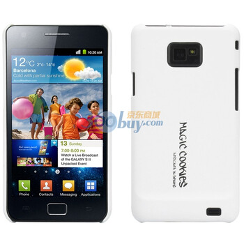邦克仕（Benks）Magic Cookies移动数码产品专用保护壳（适用于SAMSUNG i9100 白色）
