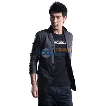 圣迪奥sdeerhe 男装春 大气内敛商务休闲西装 蓝1172271 深蓝色 XXL