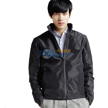 戒面/I&R 男装2012春装新品薄款<em>外套</em> 男士立领