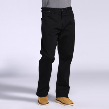 IZOD 新品直脚纯棉原色长款牛仔裤 3061916117001黑牛仔185/92A(36)