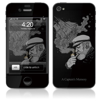 ideaSkin iPhone 4 老船长的回忆 手机外壳保护套皮贴膜 ENCJKC081922