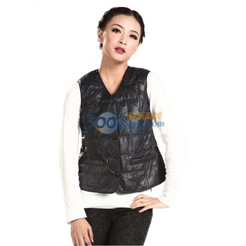 雪中飞羽绒服 女贴身保暖小背心 XR9072 深青色 185/104A(XXXL)
