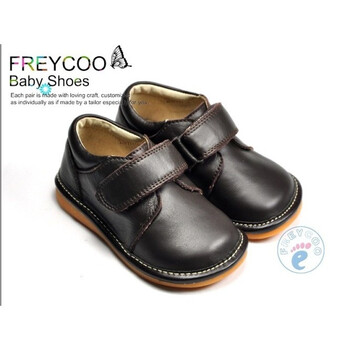 芙瑞可freycoo棕黑色小皮鞋 流行元素 纯色 欧美范儿 童鞋6062黑色26