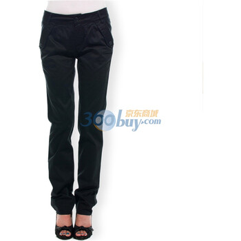 百普拉姿BIPLAZM女装秋装新品2011长裤新款女装女式时尚OL显瘦长裤女 黑色 31