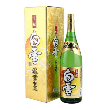 小西酒造 白雪上撰纯金箔入清酒 1800ml