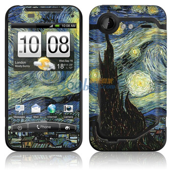 ideaSkin HTC Incredible S / G11 / 惊艳 / S710e 皮肤 星夜 外壳保护套皮贴膜 ENDAVC362024