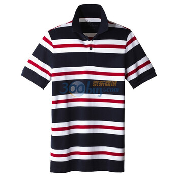 Giordano佐丹奴 Polo 男撞色自由间修身珠地Polo 01011008 宝石蓝 XL