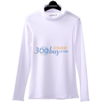 Gainreel歌瑞尔 家居服衣的物语百搭女士保暖打底衫 白色 XL
