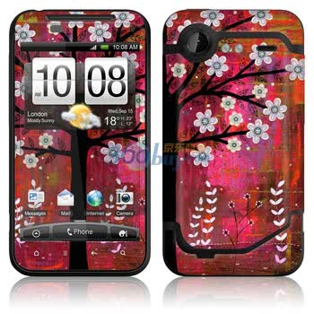ideaSkin HTC Incredible S / G11 / 惊艳 / S710e 皮肤 日落树 外壳保护套皮贴膜 DAVD012147