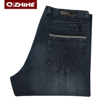 千纸鹤QZH 男装2012牛仔裤 经典裁剪修身男款长裤 8032-5 蓝色 40