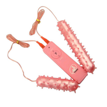 成人用品 夏奇脉冲7频双狼牙棒 超软防水静音