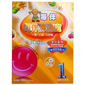 每伴金品清清宝1段(盒)
