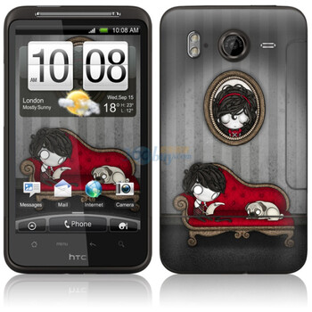 ideaSkin HTC Desire HD/G10/G7HD/A919/大坏蛋 忧郁症 手机外壳保护套皮贴膜 ENDASA850538
