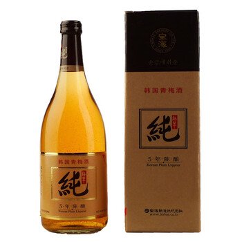 韩国梅翠纯青梅纯金酒700ML