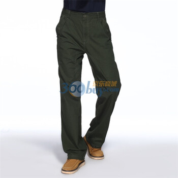IZOD 2011新品纯棉暗格纹基础款男士休闲裤 3061916205503 绿色 190/96A(36)