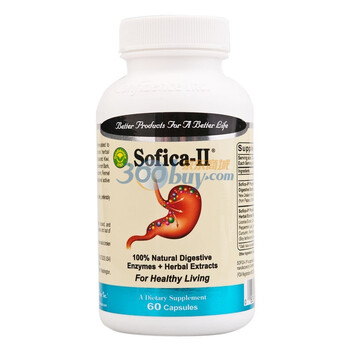 Confidence美国信心药业“Sofica-Ⅱ”植物提取物复合胶囊60粒（胃速康II）美国原装进口 改善肠胃