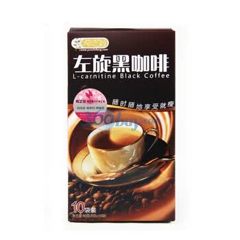 筠芝坊 左旋黑咖啡8克*10袋 左旋肉碱减肥瘦身