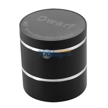 魅动e族<cowin>Dwarf26 动感小矮人 360度无方向性音乐传播 超震撼低音 超大输出功率 银色、黑色 黑色