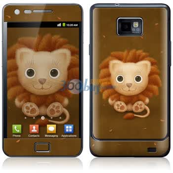 ideaSkin 三星 i9100/Galaxy S2/9108/盖世兔 小狮子 外壳保护套皮贴膜 DAUA752153
