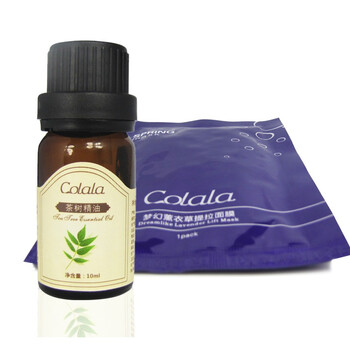 可拉拉茶树精油10ML+可拉拉薰衣草面膜两贴30ML/贴 祛痘补水组合