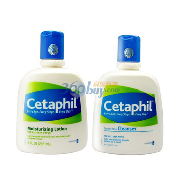丝塔芙(Cetaphil)洁面乳237ml+丝塔芙(Cetaphil)润肤乳237ml