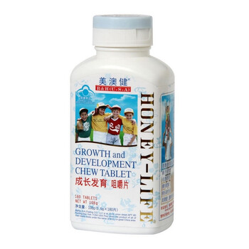 美澳健　成长发育咀嚼片　纠正偏食厌食，促进身体智力发育　0.6g×180片