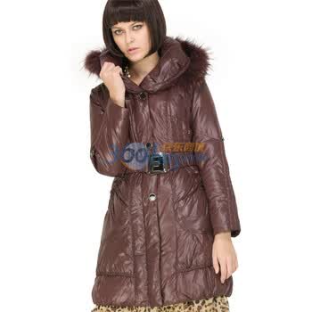 妠彩 N.CAI 冬季时尚女装羽绒服 Y99825砖红XXXL