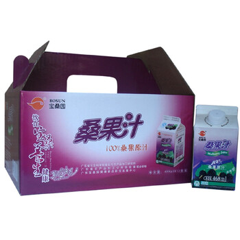 宝桑园 100%桑果汁 礼盒装 468ml*12盒 礼盒装
