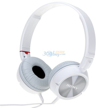 索尼(Sony) MDR-ZX300 耳机 白色