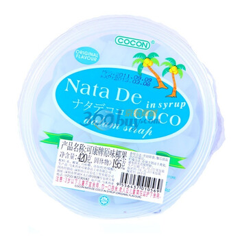马来西亚进口 可康牌原味椰果 420g一碗 2碗