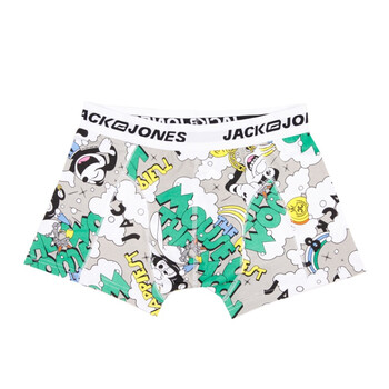 Jack Jones/杰克琼斯 内裤 彩色卡通印花平角内裤V(浅棕)|212192007081 XXL