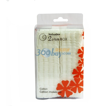 2plus BOX 化妆棉100片*4盒