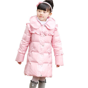 deesha<em>笛莎女童装</em>粉色羽绒服外套2104020