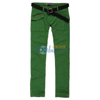 [五一风暴]MIX2 2012春夏新款立体剪裁休闲长裤 L25K27C1 绿色 XXL