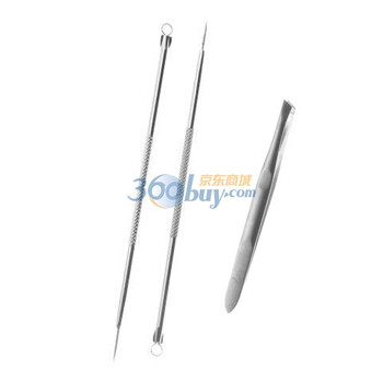 2plus BOX 粉刺针组合1843-1+动物形状剪刀1