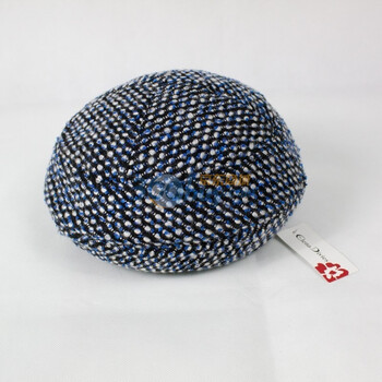 伊点饰品　ELENA DIVIES　新款热销　时尚简约小格纹秋冬时装贝蕾帽087100212　帽子 蓝色 57cm
