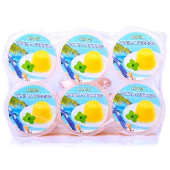 马来西亚进口 可康香草味果冻 708g一板 共2板