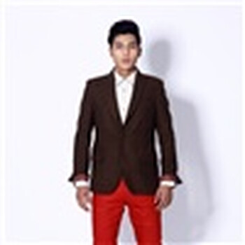 春装新款两粒扣多口袋男式羊毛西便装 1141005551 黑色 XXL