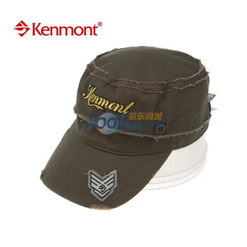双用军帽 kenmont帽子 可拆卸为空顶帽 凯蒙特KM-0239 橄榄色 58
