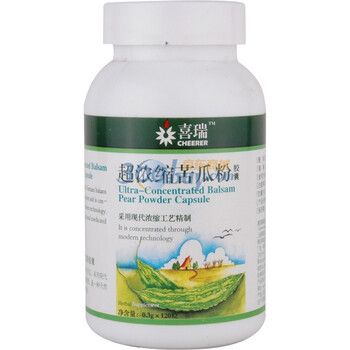喜瑞超浓缩苦瓜粉胶囊120粒装