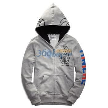Giordano佐丹奴BSX 外套 男MINI CHE太空时尚连帽卫衣 04081700 深灰色 XL