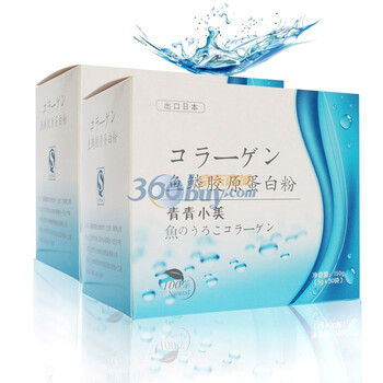 青青小美 出口日本小分子鱼鳞胶原蛋白精华粉150克x2盒