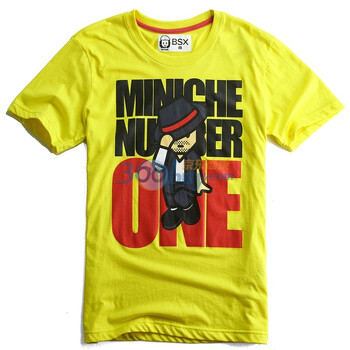 Giordano佐丹奴BSX T恤 男街头文字MINI CHE T恤 91091011 黄土赭色 L