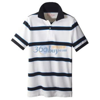 Giordano佐丹奴 Polo 男撞色自由间修身珠地Polo 01011008 白烟 XL