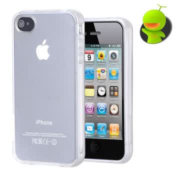 哈密瓜（hamimelon） HM0094　iphone4保护套 清水套 德国TPU不变形技术 防滑边框设计 晶莹剔透