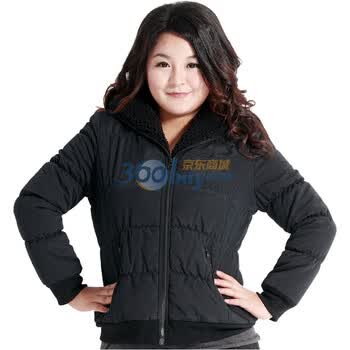 慕姗·诗怡MSSHE2012新款加大码女装冬装短款保暖棉衣胖女人穿的衣服9021 黑色 4XL